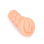 Телесный мастурбатор-вагина с вибропулей и эрекционными кольцами в комплекте - Sexy Girl - в Барнауле купить с доставкой