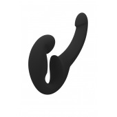 Черный безремневой страпон Share Lite - Fun Factory - купить с доставкой в Барнауле