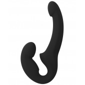 Черный безремневой страпон Share Lite - Fun Factory - купить с доставкой в Барнауле