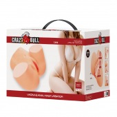 Телесный мастурбатор Liora с 2 любовными тоннелями - Baile - в Барнауле купить с доставкой