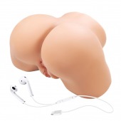 Телесный мастурбатор Olivia с 2 любовными отверстиями - Baile - в Барнауле купить с доставкой