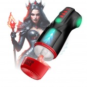 Интерактивный мастурбатор Raven с вакуумом, вибрацией и подсветкой - Shots Media BV - в Барнауле купить с доставкой