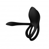 Черное эрекционное виброкольцо Bayek с пультом ДУ - Zalo - в Барнауле купить с доставкой