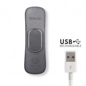 Черный перезаряжаемый вибратор в трусики с управлением через приложение - Oninder