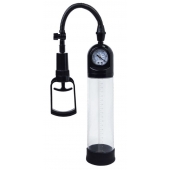 Чёрная вакуумная помпа A-toys с манометром и прозрачной колбой - A-toys - в Барнауле купить с доставкой