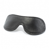 Кожаная маска на глаза - БДСМ Арсенал - купить с доставкой в Барнауле