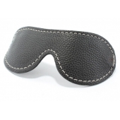 Кожаная маска на глаза - БДСМ Арсенал - купить с доставкой в Барнауле