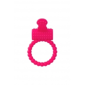 Розовое силиконовое виброкольцо A-toys - A-toys - в Барнауле купить с доставкой