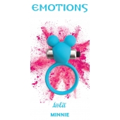 Голубое эрекционное виброколечко Emotions Minnie Breeze - Lola Games - в Барнауле купить с доставкой