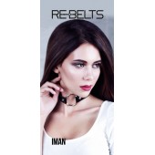 Чёрный чокер-кляп Iman Black - Rebelts - купить с доставкой в Барнауле