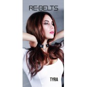 Чёрный кожаный чокер-кляп Tyra Black - Rebelts - купить с доставкой в Барнауле