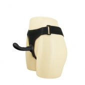 Страпон с изогнутой головкой Ultra Harness Curvy Dildo - 15,8 см. - Baile - купить с доставкой в Барнауле