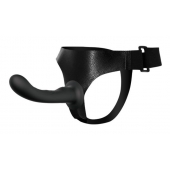Страпон с изогнутой головкой Ultra Harness Curvy Dildo - 15,8 см. - Baile - купить с доставкой в Барнауле