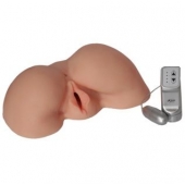 Телесная вибровагина из киберкожи с выносным пультом - LOVETOY (А-Полимер) - в Барнауле купить с доставкой