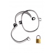 Металлический наручники с замком - ToyFa - купить с доставкой в Барнауле