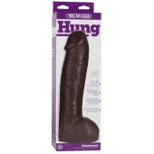 Большая насадка для трусиков Vac-U-Lock Realistic Hung - 31,7 см. - Doc Johnson - купить с доставкой в Барнауле
