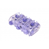 Фиолетовая насадка на пенис Rings Armour - Lola Games - в Барнауле купить с доставкой