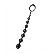 Черная анальная цепочка A-toys - 28,3 см. - A-toys в Барнауле Черная анальная цепочка A-toys - 28,3 см. - A-toys