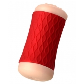 Двухсторонний мастурбатор JOS  NADIN в красном цилиндре - JOS - в Барнауле купить с доставкой