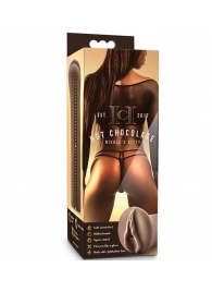 Коричневый мастубратор-вагина Nicole s Kitty - Blush Novelties - в Барнауле купить с доставкой