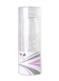 Прозрачная закрытая гелевая насадка - 13,5 см. - Toyfa Basic - в Барнауле купить с доставкой Прозрачная закрытая гелевая насадка - 13,5 см. - Toyfa Basic - в Барнауле купить с доставкой