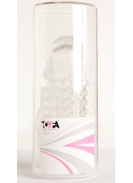 Гелевая прозрачная насадка с 2 отростками - 13 см. - Toyfa Basic - в Барнауле купить с доставкой Гелевая прозрачная насадка с 2 отростками - 13 см. - Toyfa Basic - в Барнауле купить с доставкой