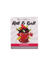 Стимулирующий презерватив-насадка Roll   Ball Raspberry - Sitabella - купить с доставкой в Барнауле