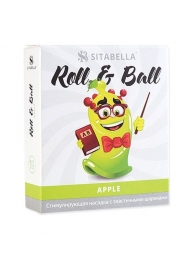 Стимулирующий презерватив-насадка Roll   Ball Apple - Sitabella - купить с доставкой в Барнауле