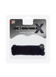 Чёрная веревка для связывания BONDX LOVE ROPE - 5 м. - Dream Toys - купить с доставкой в Барнауле