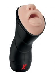 Мастурбатор-ротик Deep Throat Vibrating Stroker - Pipedream - в Барнауле купить с доставкой