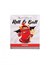 Стимулирующий презерватив-насадка Roll   Ball Cherry - Sitabella - купить с доставкой в Барнауле