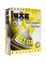 Презерватив LUXE  Exclusive  Кричащий банан  - 1 шт. - Luxe - купить с доставкой в Барнауле