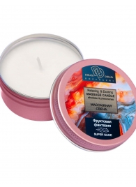 Массажная свеча  Фруктовая фантазия - БиоМед - купить с доставкой в Барнауле