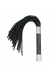 Черная плеть Easytoys Flogger With Metal Grip - 38 см. - Easy toys - купить с доставкой в Барнауле