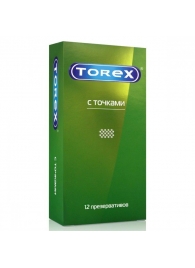 Текстурированные презервативы Torex  С точками  - 12 шт. - Torex - купить с доставкой в Барнауле