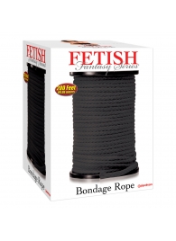 Черная веревка для связывания Bondage Rope - 60,9 м. - Pipedream - купить с доставкой в Барнауле