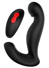 Черный вибромассажер простаты SWIRLING P-PLEASER - Dream Toys - в Барнауле купить с доставкой