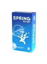 Ультратонкие презервативы SPRING SKY LIGHT - 12 шт. - SPRING - купить с доставкой в Барнауле