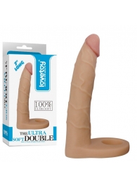 Телесная насадка-фаллоимитатор для двойного проникновения - 17 см. - Lovetoy - купить с доставкой в Барнауле