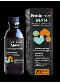 Мужской биогенный концентрат для усиления эрекции Erotic hard Man - 250 мл. - Erotic Hard - купить с доставкой в Барнауле