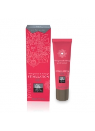 Возбуждающий интимный гель для двоих STIMULATION GEL Pomegranate   Nutmeg - 30 мл. - Shiatsu - купить с доставкой в Барнауле