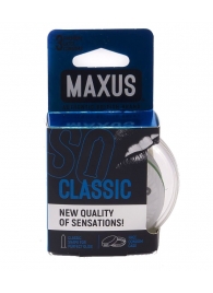 Классические презервативы в пластиковом кейсе MAXUS Classic - 3 шт. - Maxus - купить с доставкой в Барнауле