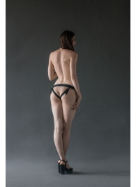 Черные трусики Better с анальной насадкой - 8 см. - Lola Games - купить с доставкой в Барнауле