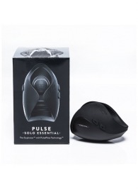 Черный инновационный мужской вибратор PULSE SOLO ESSENTIAL - Hot Octopuss - в Барнауле купить с доставкой