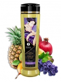 Массажное масло Libido Exotic Fruits с ароматом экзотических фруктов - 240 мл. - Shunga - купить с доставкой в Барнауле