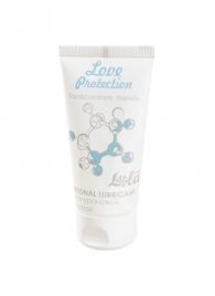 Увлажняющий лубрикант на водной основе Love Protection - 50 мл. - Lola Games - купить с доставкой в Барнауле