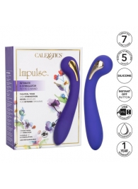 Фиолетовый вибромассажер с электростимуляцией Intimate Estim Petite G Wand - 19 см. - California Exotic Novelties - купить с доставкой в Барнауле