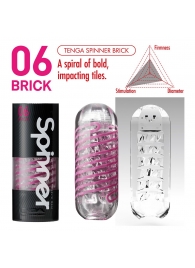 Мастурбатор SPINNER Brick - Tenga - в Барнауле купить с доставкой