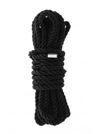 Черная веревка для шибари DELUXE BONDAGE ROPE - 5 м. - Dream Toys - купить с доставкой в Барнауле