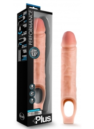 Телесный реалистичный фаллоудлинитель 10 Inch Silicone Cock Sheath Penis Extender - 25,4 см. - Blush Novelties - в Барнауле купить с доставкой